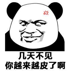 几天不见 你越来越皮了啊 几天不见 你越来越皮了啊
