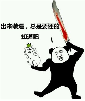 出来装逼，总是要还的知道吧