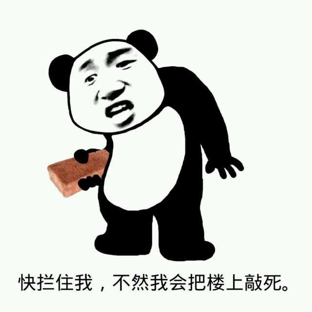 快拦住我,不然我会把楼上敲死 快拦住我,不然我会把楼上敲死