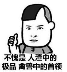 不愧是人渣中的极品禽兽中的首领