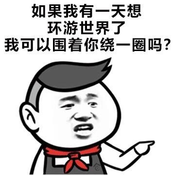 如果我有一天想环游世界了我可以围着你绕一圈吗