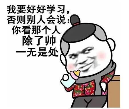 我要好好学习，否则别人会说你看那个人除了帅一无是处