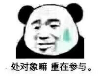 处对象嘛 重在参与