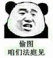 偷图 咱们法庭见