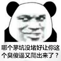 哪个茅坑没堵好让你这个臭傻逼又爬出来了?
