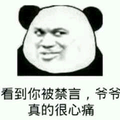看到你被禁言,爷爷真的很心痛