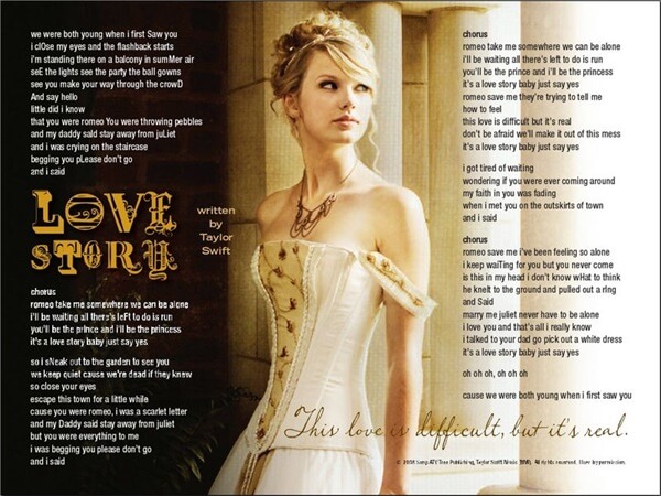 Taylor Swift《Love Story》 海报