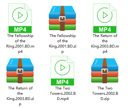 指环王1-3全集 解压文件