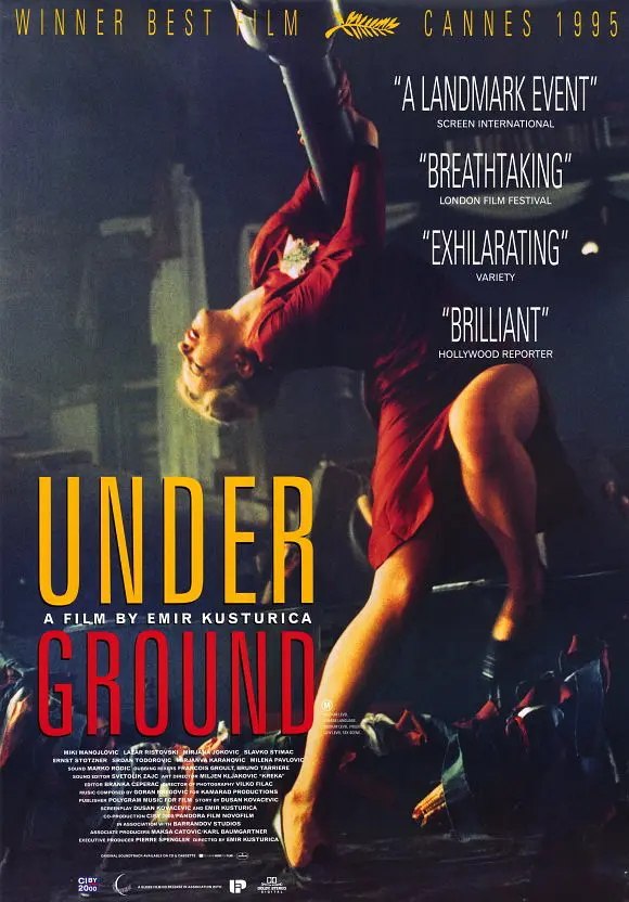 地下1995 电影海报