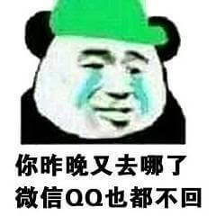 你昨晚又去哪了 微信QQ也都不回