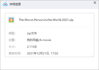 世界上最糟糕的人 网盘属性