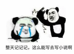 整天记记记,这么能写去写小说啊