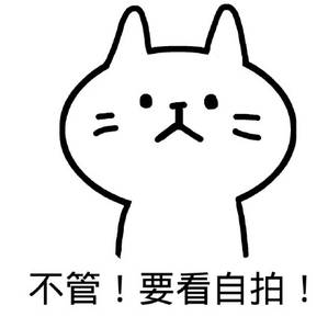 不管!要看自拍