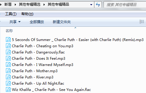 Charlie Puth歌曲大全 其他专辑歌单