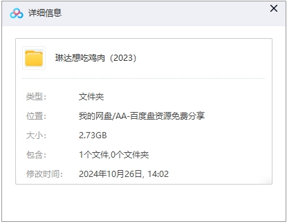 琳达想吃鸡肉 网盘属性