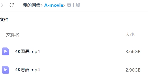焚城 网盘属性